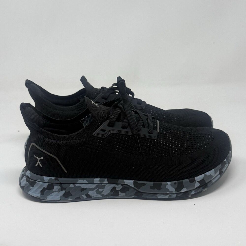 Flux Adapt Runner Mens 10.5 Black Camo Knit Barefoot Minimalist Shoes Sneakers